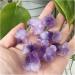 Amethyst Rough Stone 12pcs Natural Raw Amethyst Stone Quartz Purple Crystal Cluster Stones Specimen Home Decor Crafts Decoration Ornament - Buy Online on GoSupps.com