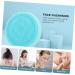 POPETPOP Pore Cleanser Face Cleaners Silicone Facial Cleansing Brush Skin Cleaning Scrubber Silica Gel Washbasin Blue 7x7cm (UYF1X2I14J0704ZU5NKIYR1B) - Buy Online on GoSupps.com