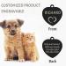 Personalized Engraved Stainless Steel Dog Tags for All Sizes - Custom Shapes & Designs for Dogs & Cats - Buy Online on GoSupps.com