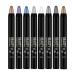 Eyeshadow Stick 8 Pieces Glitter Eyeshadow Pencil Eye Makeup Shadow Applicator Blendable Cream Waterproof Eyeshadow Stick Long Lasting Stick for Cosmetics 01
