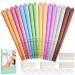 EAR CANDLES (EARKENKURES) 16PCS All Natural Hopi Ear Candles Beeswax Candling Cones Ear Wax Candles 100%Non-toxic Cylinders Fragrance Hollow Cone Candle With16 (8Colors)+8protective Disks+30cotton Swab