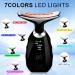 Neck Face Beauty Device - 3 in 1 Vibration Face Massager & Sculpting Tool | Best Skin Care Massager | 7 Color Neck & Face Skin Treatment - Buy Online on GoSupps.com