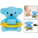 OFKPO Water Thermometer - Cute Blue Bear Baby Bath Thermometer & Floating Toy for Safe Baby Baths - Buy Online on GoSupps.com