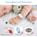 Feloyal Mosquito Protection Bracelet - Rechargeable Waterproof Ultrasound Body Temperature Display for Adults & Children | Effective Mosquito Defense for Indoor & Outdoor Use - White - Buy Online on GoSupps.com