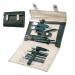 Nail Clippers Set for Men Nail Clippers Set 19 Pieces Fingernail Clipper and Nail Cutter Set | Nail Care Set Professional Manicure and Pedicure Set Toenail Clippers Set for Toenails Dark Green