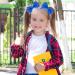 Teacher Hair Clips Pencil Bows Hair Clips for Back to School | School Hair Accessories Strong Hold Claw Clips for Kindergarten Students Cheerleader Girls Blue - Buy Online on GoSupps.com