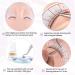 LANKIZ Eyelash Extension Kit for Beginners - Mannequin Head Practice Set with Individual Lashes, Glue, Tweezers and Training Lashes - Buy Online on GoSupps.com