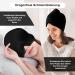 Migraine Cooling Mask | Cold Therapy Headache Relief | Sinus & Swollen Eye Treatment | Soft Black Compress - Buy Online on GoSupps.com