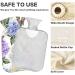 Naanle Hortensia Butterfly Hot Water Bottle - 1L Pain Relief for Menstrual Cramps & Heat Therapy - Transparent Warm Water Bottle - Buy Online on GoSupps.com