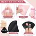 4 Pcs Triangle Makeup Sponge Set | Soft Velvet Body & Face Puff for Foundation & Loose Powder - Black Pink - Buy Online on GoSupps.com