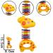 9pcs Baby First Rattle Teether Toy Gift Set with Storage Box - Blue | Infant Newborn Baby Boy | 0-18 Months - Buy Online on GoSupps.com