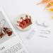 Red Crown Print Contact Lens Case - Travel & Care Box for Lens Protection - Buy Online on GoSupps.com