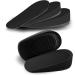 Height Increase Insoles | Gel Heel Lift Pads for Men & Women | Shock Absorption Cushions | 1 Inch Lift Inserts (Small 5-9 2 Pairs Black - Buy Online on GoSupps.com