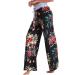 Haiorziyou Women Summer Wide Leg Beach Pants - High Waist Yoga & Aladin Style - XXL Black - Comfortable & Versatile - Buy Online on GoSupps.com