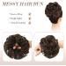 FESHFEN Messy Bun Hair Piece - Synthetic Wavy Curly Chignon Ponytail Extension for Women, Girls, Kids - 1PCS - Buy Online on GoSupps.com