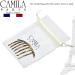 Camila Paris CP3186 4 French Handmade Side Comb | Strong Hold Grip Hair Clips for Women | Durable Styling Hair Accessories - Onyx - Buy Online on GoSupps.com