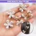 Small Hair Clips Mini Pearl Claw Clip 15 Pcs Small Flower Hair Bangs Clips White Wedding Hair Accessories for Women Girls Brides - Buy Online on GoSupps.com