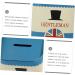 Minkissy Razor Blade Storage Box - 3-Set Dispenser & Waste Container for Easy Shaving - Iron Blue 7.6x7.6cm - Buy Online on GoSupps.com
