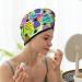 Graffiti Pineapples Microfiber Hair Towel - Soft Super Absorbent Quick Dry Hair Wrap for Long Curly & Thick Hair - Coral Velvet for Women - Buy Online on GoSupps.com