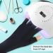 2 Pairs Women's Anti-UV Fingerless Gel Manicure Gloves - Black Hand Protection for Nail Design & Drying - One Size - Buy Online on GoSupps.com