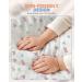 MOXTOYU 100% Cotton Baby Sleeping Bag 2.5 Tog with Detachable Sleeves and 2-way Zipper - Pink Love Design, Size L (12-18M) - Perfect Baby Gift and Essential for Newborns - Buy Online on GoSupps.com
