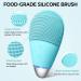 Face Cleansing Brush Mini Silicone Face Scrubber Ipx7 Waterproof Rechargeable for Deep Cleansing Exfoliating and Vibrating Massaging (Blue) - Buy Online on GoSupps.com