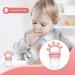 Freshy Toothing Pacifiers - Reusable Silicone Nipple Bite Toys & Fruit Feeders for Soothing Gums | Honhoha Rose Red - Buy Online on GoSupps.com