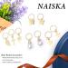 NAISKA 20Pcs Gold Butterfly Hair Braid Dreadlock Clips - Colorful Charms & African Beads Jewelry for Women - Buy Online on GoSupps.com