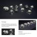 TUUXI 84pcs Rhmeta Title: inestone Crystal Twisters Set - Spiral Hair Pins for Wedding and Prom - Buy Online on GoSupps.com