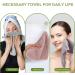 SINLAND Microfiber Face Towels 12x12 6 Pack | Ultra Soft Facial Washcloths in Curry, Green, and Purple - Buy Online on GoSupps.com