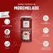 MORE NUTRITION Moremelade - 4 x 240g Strawberry Light Fruit Spread | Delicious Low-Calorie Jam for Healthy Spreads - Buy Online on GoSupps.com