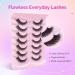 Buy MelodySusie Natural Eyelashes - 7 Pairs Wispy 13mm Short Mink Strip Lashes - Fluffy Cat Eye Lashes (No Glue Included) - Perfect for Natural Look - Buy Online on GoSupps.com