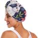 Rabbit Red Flowers Hair Towel 2 Pack | Super Absorbent Quick Dry Turbans for Women & Girls - Buy Online on GoSupps.com