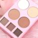 Palette de maquillage au format livre 7 couleurs pour le contouring format livre avec 24 couleurs de fards paupi res paillet es pour rendez-vous f te quotidien sc ne photographie - Buy Online on GoSupps.com