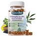 Oregano Oil Gummies with Black Seed Oil Oil of Oregano Supplements with Elderberry Olive Leaf Zinc Vitamin D3 & Vitamin E - Immune & Digestive Support - Vegan and Non GMO 60 Counts