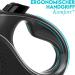 Dog is K nig 5m Roller Dog Leash | High-Quality Extendable Leash for Small & Large Dogs | Robust Design | Comfort Handle | Smart Brake System | Night Black - Buy Online on GoSupps.com