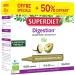 SUPERDIET - BLACK RADISH ORGANIC ARTICHOKE - Easy digestion & natural transit - Portable & eco format - 30 Single doses of 15 ml