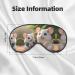 Comfortable Adjustable Mother and Child Rats Eye Mask | Soft Elastic Nighttime Sleep Mask for Men & Women - International Shipping - Buy Online on GoSupps.com