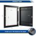 Sank Kids Art Frame: Front Opening Changeable Picture Display for DIN A4 Art Storage - Black 1 Pack - Buy Online on GoSupps.com