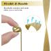 KOREDA Fitbit Luxe Bands Set - 2 Pack Stainless Steel Metal + Mesh Woven Strap Replacement for Fitbit Luxe Fitness Tracker (Champagne Gold) - Buy Online on GoSupps.com