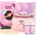 Waxing Kit BOYUJK Professional Wax Kit for Women and Men with 500g Black Wax Beads Wax Pot 20 Wax Saticks and 2 Wax Sprays Hot Waxing Kit for Face Arms Legs Bikini and Full Body Hair Removal