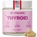 Vital Core Desiccated Thyroid Supplement 200mg | Made in USA | Grass-Fed New Zealand Sourced Bovine Thyroid Support for Women Energy & Metabolism Boost Mood Balance & Sleep Relief 60 Capsules