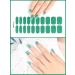 Kalolary Gel Nail Polish Strips Semi Cured Nail Gel Art Sticker Waterproof Full Nail Wraps Decal Sets with Nail File and Stick for Women Girls Nail Art Decor (UV/LED Lamp Required) (Shiny Green) - Buy Online on GoSupps.com
