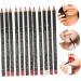 LALAFINA 12 Pcs Pencil Matte Lip Liner Set Long lasting Nude Lip Liner Matte Smudge Proof Lip Pencil Matte Lip Liner Pencil Make Up Lipliner Pencil Set for Women 1 count (Pack of 1) As Shown - Buy Online on GoSupps.com