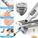 Thick Nail Clippers for Men - 2024 Ultra Sharp & Heavy-Duty Stainless Steel Wide Jaw Opening with Catcher File for Seniors - Buy Online on GoSupps.com