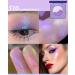 Purple Glitter Eyeshadow Palette: Multichrome Metallic Shimmer - High-Pigmented, Long-Lasting Holographic Duochrome Highlighter - Korean Eye Makeup | S10 - Buy Online on GoSupps.com