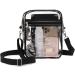 YCBB Clear Stadium-Approved Purse for Women - Adjustable Shoulder Strap - 8.8 Inch Clear Bag - Buy Online on GoSupps.com