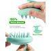 Sivlki Scalp Massage Brush - Silicone Shampoo Brush for Dandruff Removal & Hair Growth - Pine Green - Buy Online on GoSupps.com