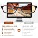 AQWANO 4-Pack Blue Light Blocking Reading Glasses for Men & Women - Comfort Spring Hinges Anti-UV/Glare 1.5x Magnification - Perfect for Computer Use - Buy Online on GoSupps.com