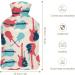 Hot Water Bottle with Lid - Music Guitar Pattern | Pain Relief & Foot Warmer | Ideal for Hot & Cold Therapy - Buy Online on GoSupps.com